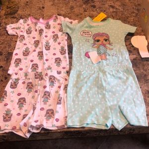 NWT 4 piece LOL pajama set